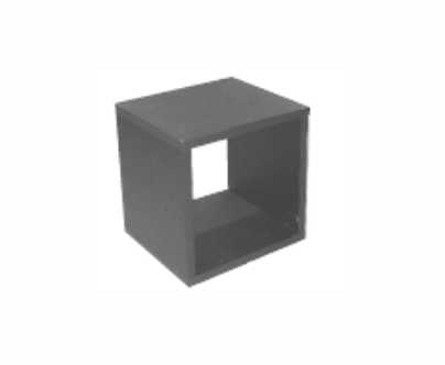 Loungetisch "Cube" schwarz 40 x40 x 40cm